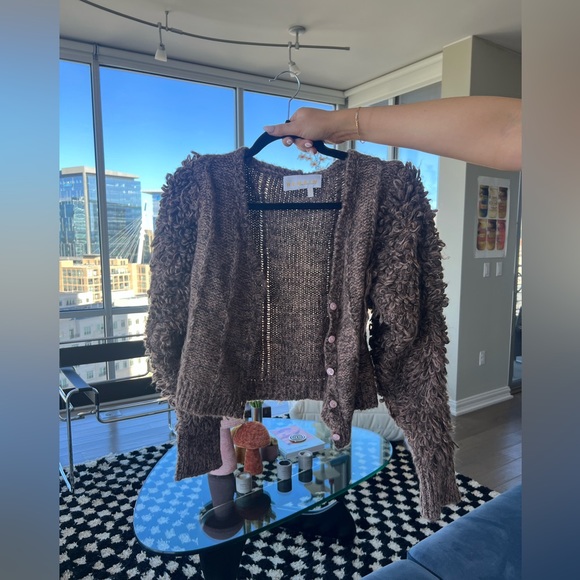 REMAIN Birger Christensen Denise Knit Crop Cardigan - Picture 2 of 3